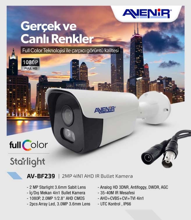 Avenir AV-BF239 Güvenlik Kamerası