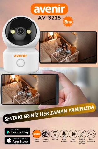 Avenir AV-S215 Wifili Bakıcı Bebek Kamerası