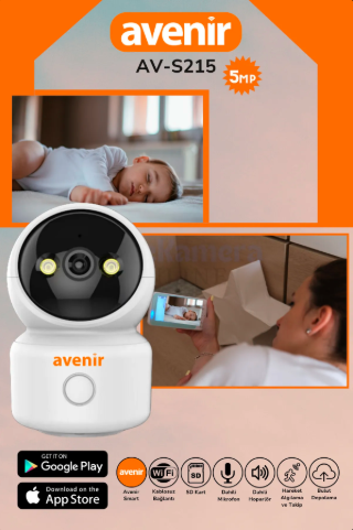 Avenir AV-S215 Wifili Bakıcı Bebek Kamerası